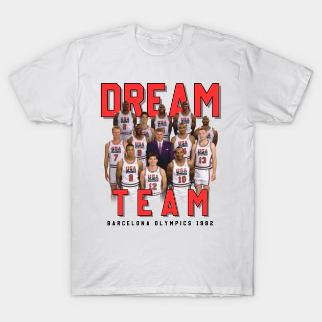 Dream Team Aesthetic Tribute 〶 T-Shirt by Terahertz'Cloth